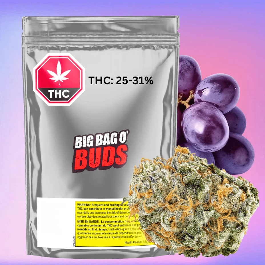 Big Bag of Buds Purple Cherry Punch Dried Flower